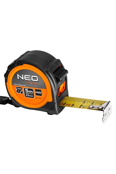 NEO Tools Banda metrica din otel galvanizat 5 m x 25 mm, cu magnet 67-115-1