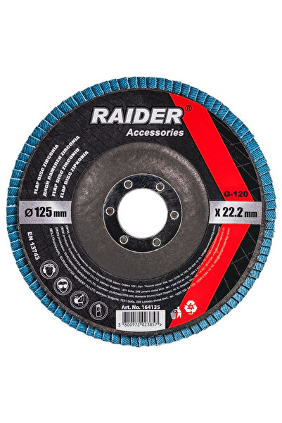 Raider Power Tools Disc lamelar zirconiu 125mm G-120