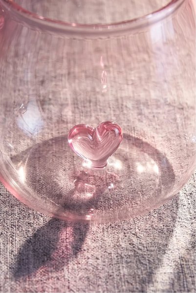 elif aksesuar Love 2-Piece Glass Mug 400 ml