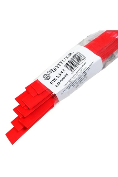 Trytyt 10x tuburi termocontractabile RTS 9.5/4.8 roșii