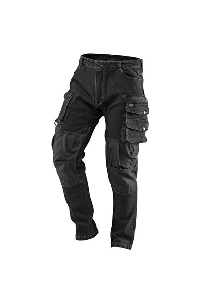 NEO Tools Pantaloni DENIM negri 81-236