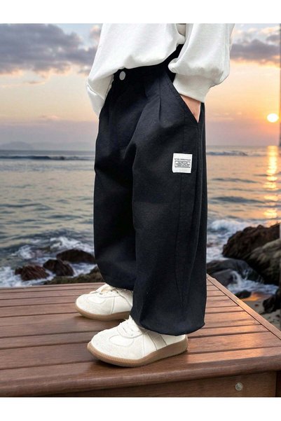 Sheya Pantaloni, negru