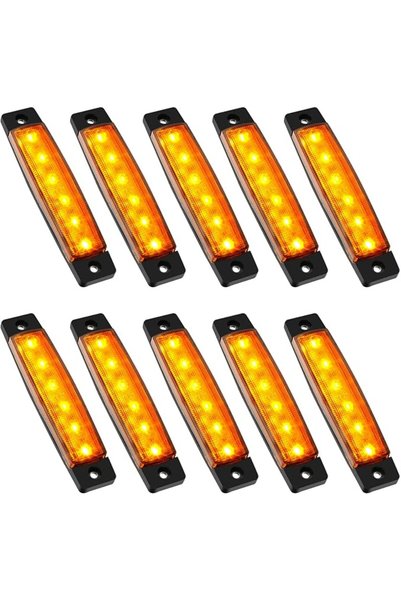 PSEQT 10 قطع من أشرطة إضاءة LED للسيارات، إضاءة تحت السيارة وتحت العجلات، مجم...