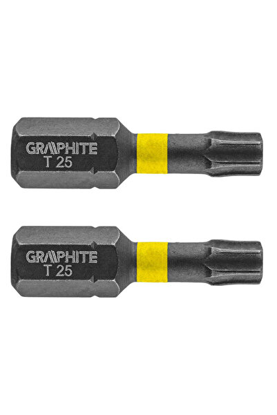 graphite Bit de impact TX25X25mm 1/4 " 2 buc. 56H514