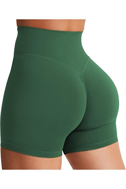 GENERAL YEOREO SoftHue Women's Biker Shorts Workout Hidden Scrunch Gym Shorts