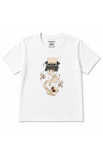 Rabona Fashion Tricou pentru copii cu grafică  "Storywriter Voyage " și  "Maș...