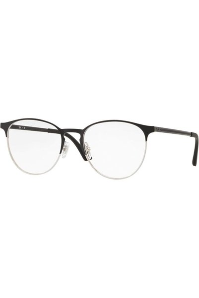 Ray-Ban x Scuderia Ferrari إطارات نظارات طبية معدنية مستديرة من راي-بان RX6375