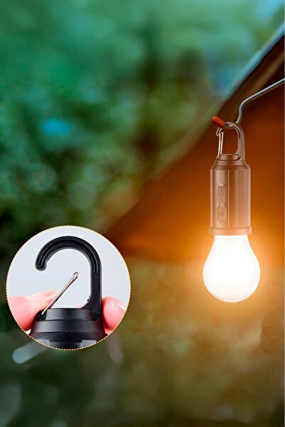 iThink Original Accessories GÜNEŞ ENERJİLİ AMPUL ŞARJLI TAŞINABİLİR 3 KADEME PARLAKLIK KAMP LAMBASI LS-08