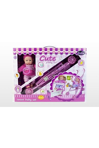 rexa Doll Set with Accessories, 4 Pieces - Pink