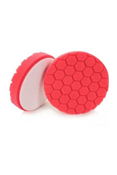 CHEMICAL GUYS BUFX_104_HEX5 Hex-Logic Light-Medium Polishing Pad, White, 5.5"...