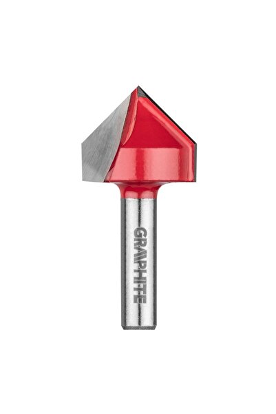 graphite Burghiu freza, profil V, HM, 25.4x25.4mm, tija 8mm 56H210