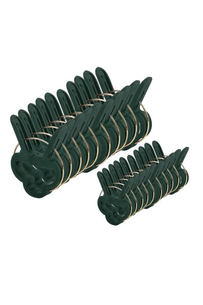 VERTO Cleme de fixare a plantelor set de 20 de bucati - 10 mici si 10 mari 15...