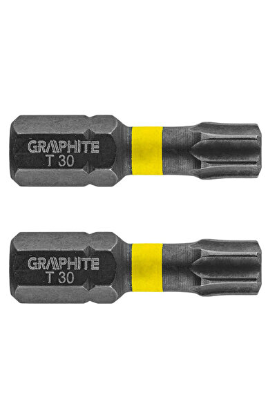 graphite Bit de impact TX30X25mm 1/4 " 2 buc. 56H516