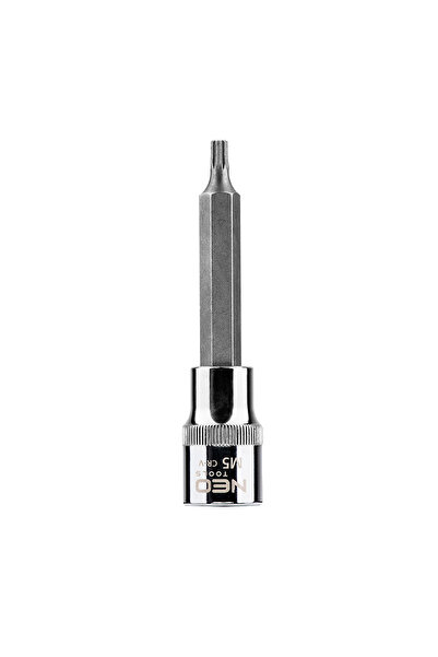 NEO Tools Tubulara cu Bit Spline lunga XZN 1/2",M5 X 100 mm 08-740