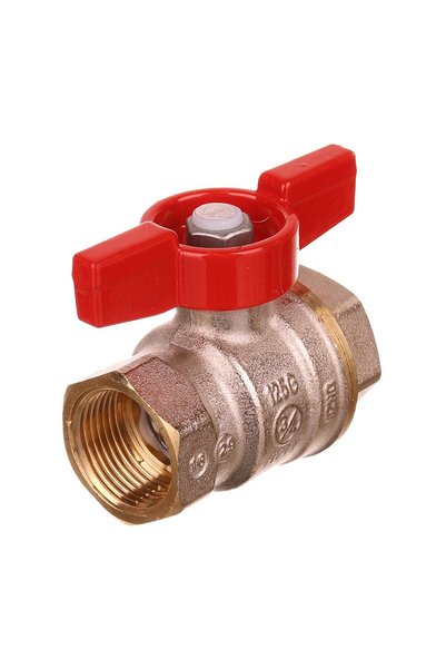 ANTBRO Robinet de Trecere pentru Apa, 3/4", Interior - Interior, Maner Flutur...