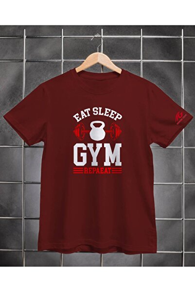Gem Fitness Erkek Regular Fit Baskılı Spor Tişört