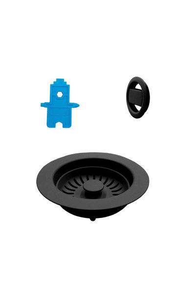 ANTBRO Set Sita Scurgere Chiuveta, Filtru Reziduuri, Negru, cu Cheie pentru I...