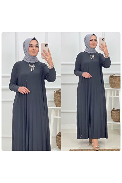 For Style PİLİSELİ SANDY ELBİSE