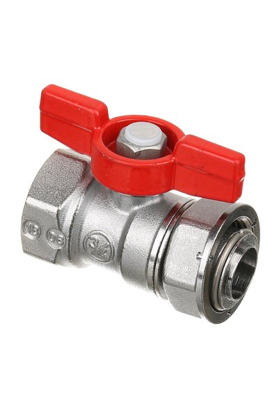 ANTBRO Robinet de Trecere pentru Apa, 3/4", Interior - Interior, Maner Flutur...