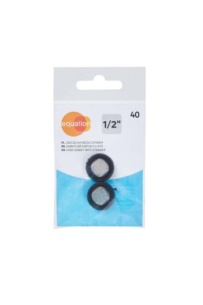 ANTBRO Garnituri Etansare cu Sita pentru Furtun, Aliaj, 1/2", Grosime 2 mm, E...