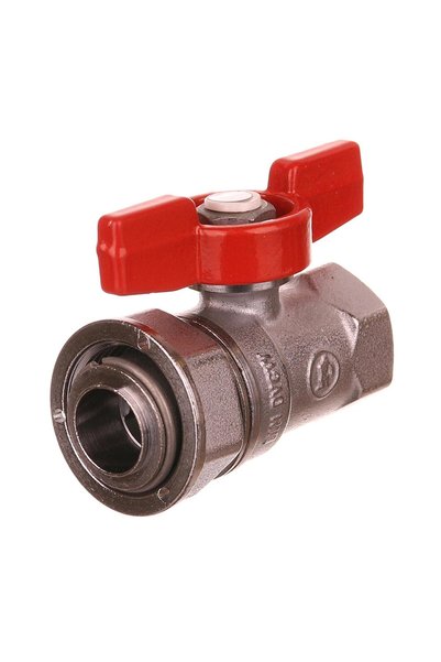 ANTBRO Robinet de Trecere cu Olandez, 1/2" - 3/4", Interior-Interior, Maner F...