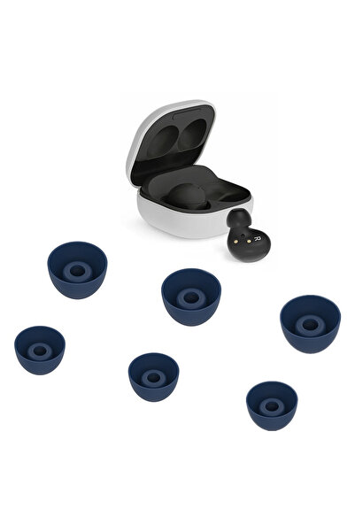 XGSM Capace de silicon pentru căști Samsung Galaxy Buds2, 3 perechi, Albastru