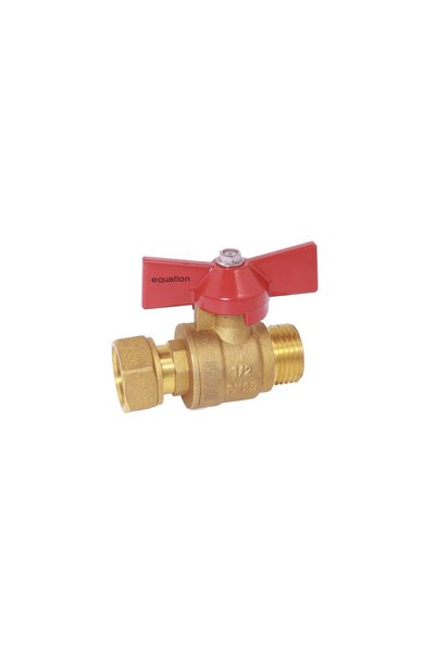 ANTBRO Robinet de Trecere cu Olandez, 1/2", Interior-Exterior, Maner Fluture ...