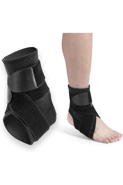 TERRIFI Ankle Brace Compression Stabilizer, Adjustable Ankle Support for Spra...