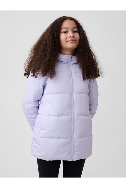 GAP Kız Çocuk Lila Şişme Puffer Mont