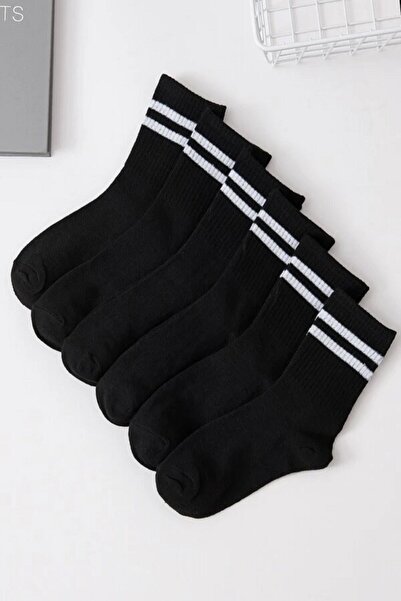 H&N Socks 6 أزواج من الجوارب الجامعية للجنسين
