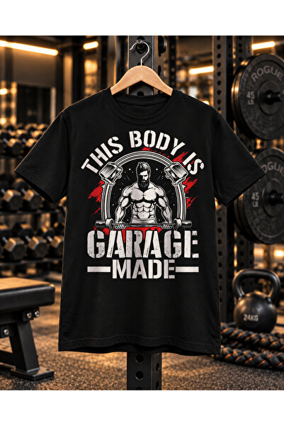 Garage Made Erkek Regular Fit Baskılı Spor Tişört
