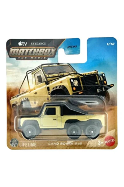 Matchbox Model auto, Land Rover 6x6, crem, scară 1:64