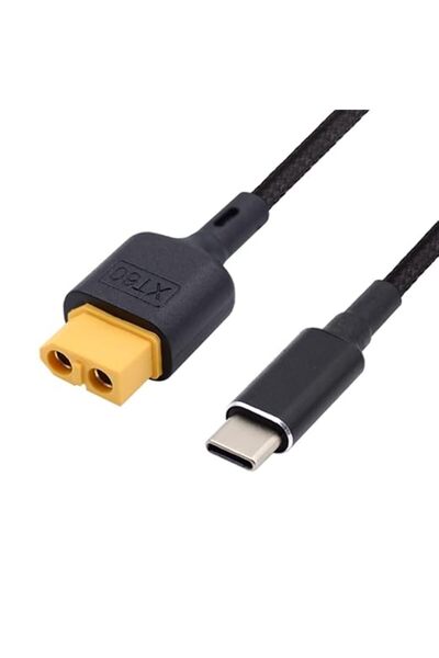 Generic كابل شحن USB-C بطول 100 سم، بروتوكول SC100، من XT60 إلى Type-C، كابل ...