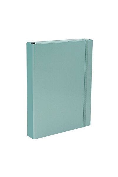 OEM Mapa din Carton Verde Metalizat cu Elastic 23.5x4x31.5cm, pastrare si org...