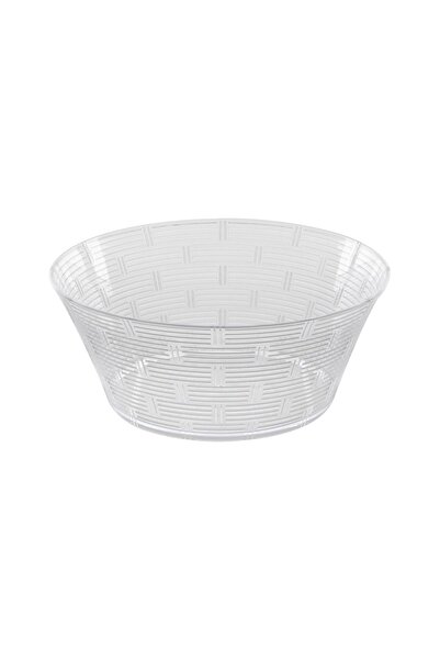 OEM Bol transparent cu Model Dungi Ø20x8cm – servire practică pentru mesele d...