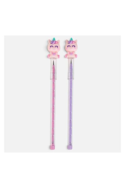 OEM Creion Mecanic Fancy cu Topper Unicorn și Mine de Rezervă – Design Jucăuș...
