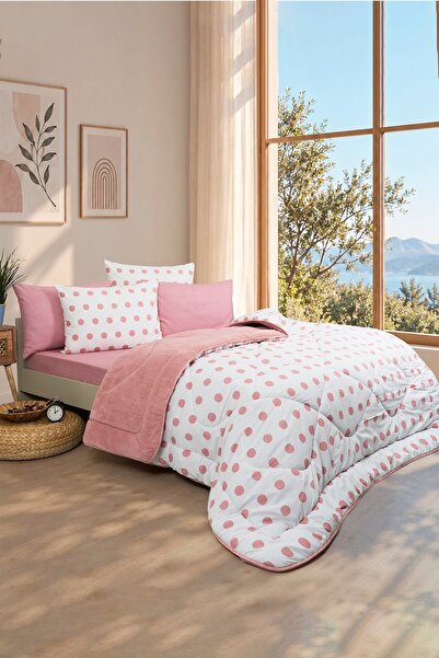 Sudemhome Double-Sided Plush Welsoft Pufidik Polar Sleeping Set (Quilt + King...