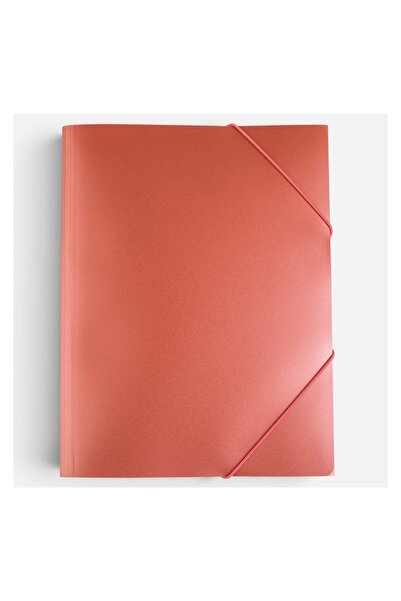 OEM Mapa Fancy cu Elastic Bronz Metalizat 23,5x32cm, pentru pastrare si organ...