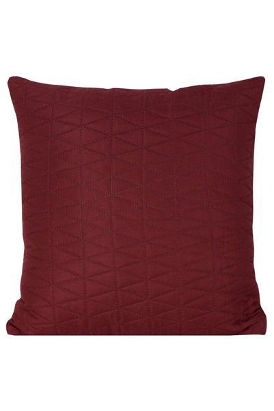 Eurofirany Perna decorativa BONI3, matlasata triunghiuri, caramizie, 40x40cm