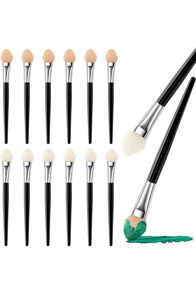 KASTWAVE 24 Pcs Sponge Applicators and Fine Detail Blending Brushes for Ink, ...