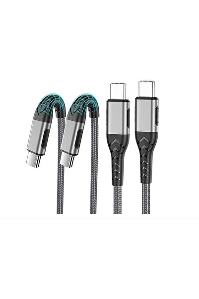 StepCo Ultra Hızlı PD Type-C Şarj Kablosu 2 METRE