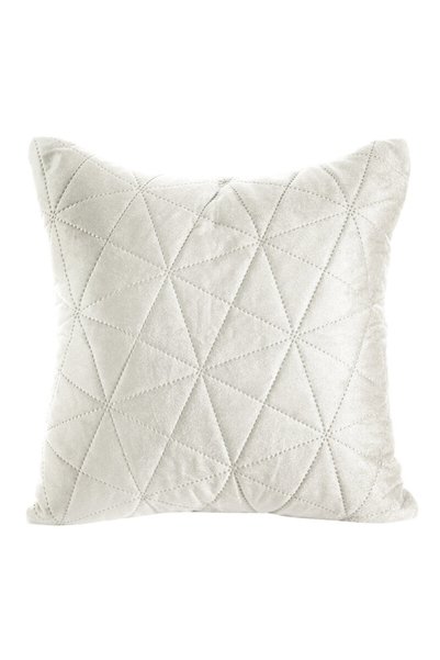 Eurofirany Fata de perna LUIZ 40x40 cm, catifea, gri grafit