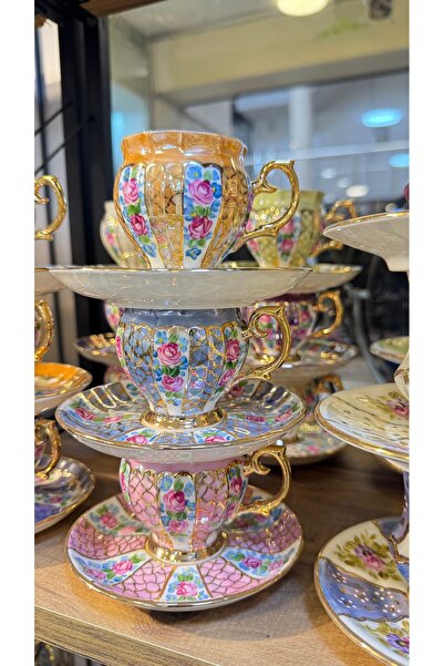 Handmade طقم حاويات تخزين معدنية بيضاوية Erb07v3 مكوّن من 3 قطع، موديل Azura
