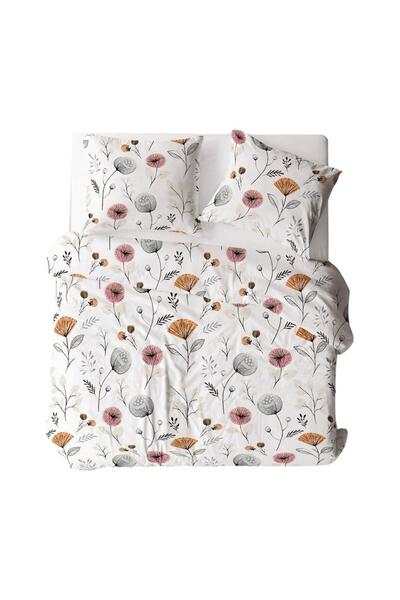 Karo Fata de perna din scoarta de copac 50x60 flori albe multicolore 1712N Bi...