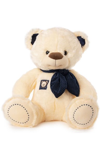 Amek Toys Ursuleț de pluș cu eșarfă, 50 cm - Albastru