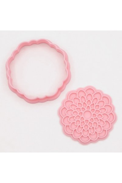 Craftelle Set of 12 Special Design Cookie and Fondant Molds with Flower Bouquet Figures