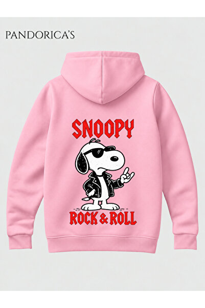 PANDORICA SERIA ROCK DESIGN SNOOPY ROCK&ROLL Imprimat pe spate 100% bumbac 3 ...
