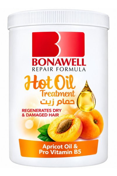 Bonawell Repair Formula Hot Oil Treatment with Apricot Oil & Pro-Vitamin B5 Repair Formula Hot Oil Treatment with Wheat Protein & Pro-Vitamin B5 (810 ml)