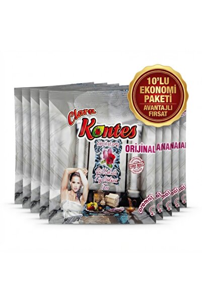 LİSYANTUS HOME Clara Kontes Gül Kokulu Tüy Dökücü Toz (150 Gr) 10 adet/Hamam ...