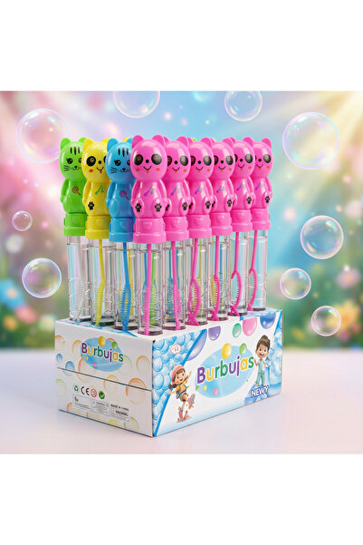 More Teddy Bear with Soap Bubbles Toy 26cm 24 pcs/set